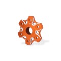 CNC Racing Bi-Color Aluminum Hub Flange for KTM 1290 / 1390 Super Duke R / RR / EVO / GT CNC Racing Bi-Color Aluminum Hub Flange for KTM 1290 / 1390 Super Duke R / RR / EVO / GT